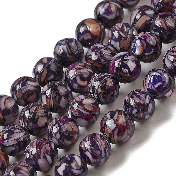 PandaHall Freshwater Shell Beads Strands, with Resin, Round, Dyed, Dark Slate Blue, 8mm, Hole: 1mm, about 47~48pcs/strand, 15.55~15.75 inch...
PandaHall Freshwater Shell Beads Strands, with Resin, Round, Dyed, Dark Slate Blue, 8mm, Hole: 1mm, about 47~48pcs/strand, 15.55~15.75 inch...