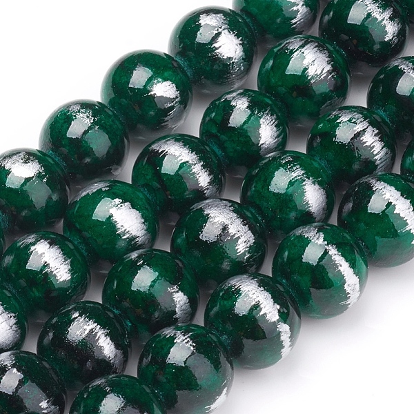 PandaHall Natural Mashan Jade Beads Strands, Brushed Silver Color, Dyed, Round, Dark Green, 10mm, Hole: 0.8mm, about 40pcs/strand, 15.94...
PandaHall Natural Mashan Jade Beads Strands, Brushed Silver Color, Dyed, Round, Dark Green, 10mm, Hole: 0.8mm, about 40pcs/strand, 15.94...