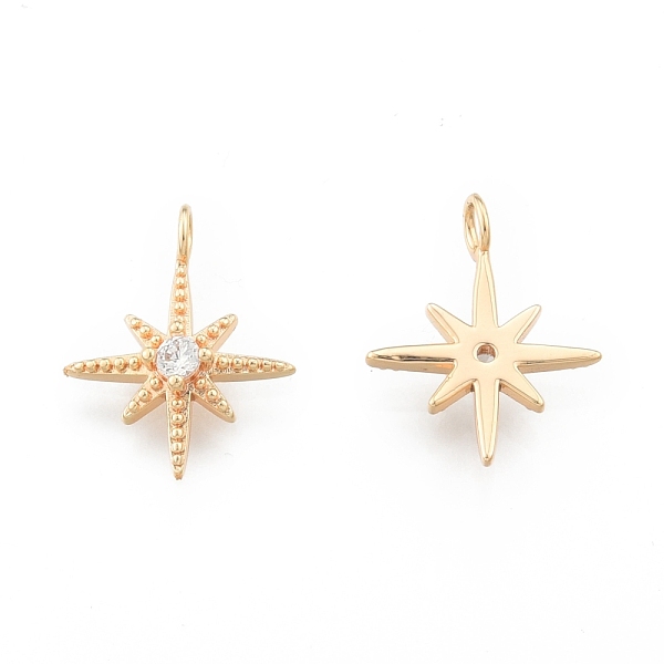 PandaHall Brass Pave Clear Cubic Zirconia Pendants, Cadmium Free & Nickel Free & Lead Free, Star, Real 18K Gold Plated, 16.5x13x3.5mm, Hole...
PandaHall Brass Pave Clear Cubic Zirconia Pendants, Cadmium Free & Nickel Free & Lead Free, Star, Real 18K Gold Plated, 16.5x13x3.5mm, Hole...