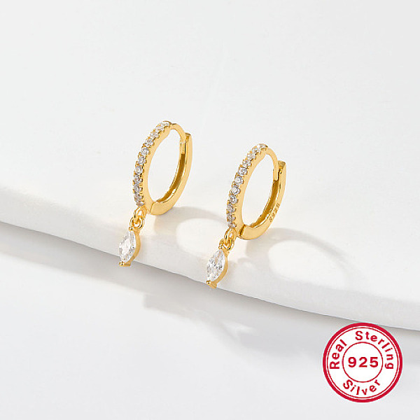 PandaHall 925 Sterling Silver Hoop Earring for Dangle Earrings, with Horse Eye Cubic Zirconia Dangle Charms, Clear, 19x2mm Sterling Silver...
PandaHall 925 Sterling Silver Hoop Earring for Dangle Earrings, with Horse Eye Cubic Zirconia Dangle Charms, Clear, 19x2mm Sterling Silver...