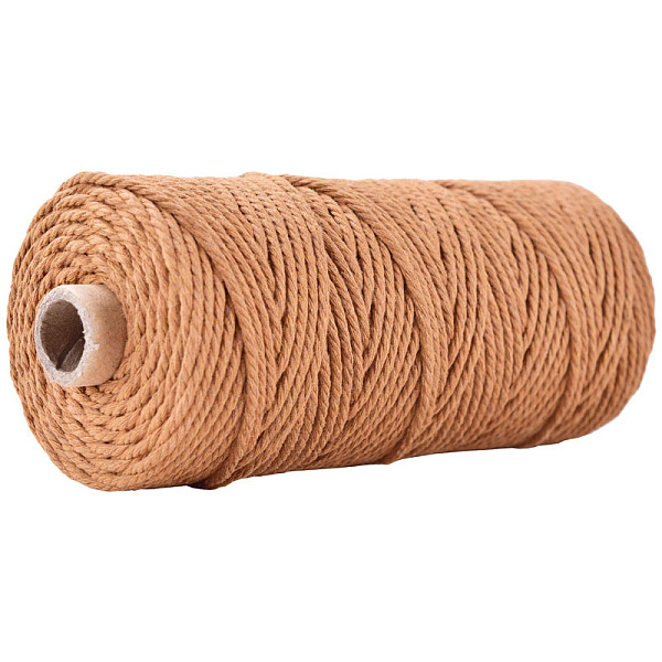 PandaHall Cotton String Threads for Crafts Knitting Making, Peru, 3mm, about 109.36 Yards(100m)/Roll Cotton Brown
PandaHall Cotton String Threads for Crafts Knitting Making, Peru, 3mm, about 109.36 Yards(100m)/Roll Cotton Brown