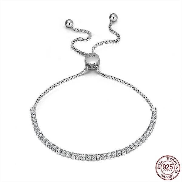 PandaHall Clear Cubic Zirconia Tennis Bracelet, Adjustable Rhodium Plated 925 Sterling Silver Double Layer Slider Bracelets, with 925 Stamp...
PandaHall Clear Cubic Zirconia Tennis Bracelet, Adjustable Rhodium Plated 925 Sterling Silver Double Layer Slider Bracelets, with 925 Stamp...