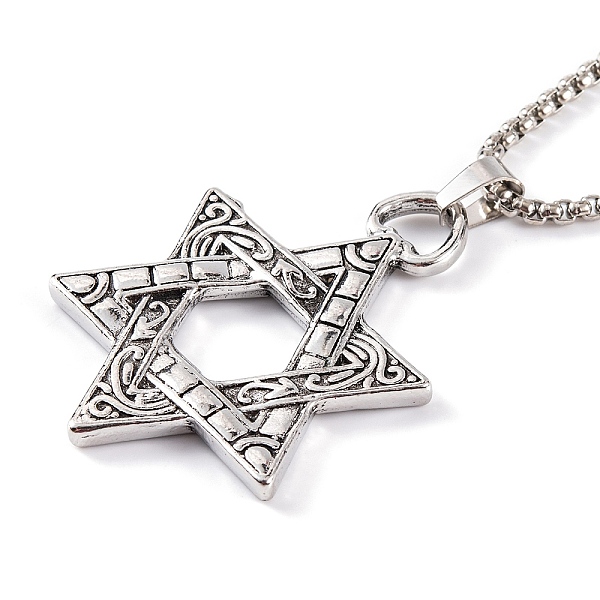 PandaHall 304 Stainless Steel Box Chain Necklaces, Alloy Pendant Necklaces, Star, 24.61 inch(62.5cm) 304 Stainless Steel Star
PandaHall 304 Stainless Steel Box Chain Necklaces, Alloy Pendant Necklaces, Star, 24.61 inch(62.5cm) 304 Stainless Steel Star