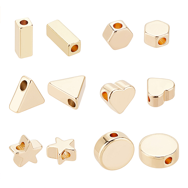 PandaHall BENECREAT 36Pcs 6 Style Brass Beads and Spacer Beads, Long-Lasting Plated, for Accessories Jewelry, Star & Cuboid & Triangle &...
PandaHall BENECREAT 36Pcs 6 Style Brass Beads and Spacer Beads, Long-Lasting Plated, for Accessories Jewelry, Star & Cuboid & Triangle &...