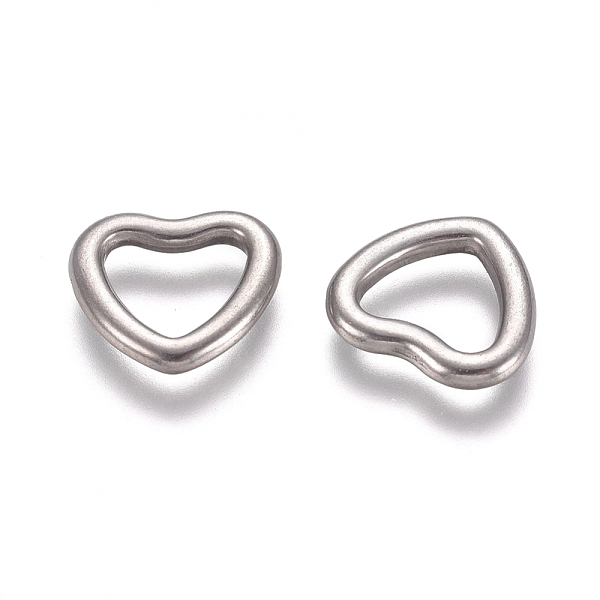 PandaHall 304 Stainless Steel Linking Ring, Heart, Stainless Steel Color, 9.5x10.5x1.5mm, Inner Diameter: 5.5x7mm 304 Stainless Steel Heart
PandaHall 304 Stainless Steel Linking Ring, Heart, Stainless Steel Color, 9.5x10.5x1.5mm, Inner Diameter: 5.5x7mm 304 Stainless Steel Heart
