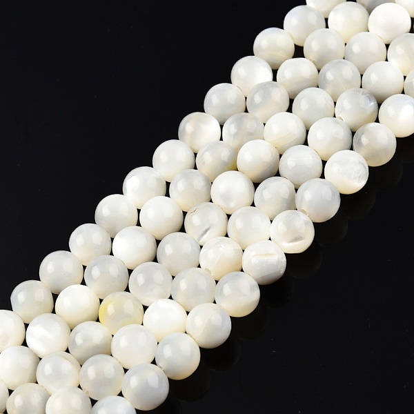 PandaHall Natural White Shell Bead Strands, Round, 6mm, Hole: 1mm, about 67pcs/strand, 15.16 inch~14.96 inch(38~38.5cm) White Shell Round
PandaHall Natural White Shell Bead Strands, Round, 6mm, Hole: 1mm, about 67pcs/strand, 15.16 inch~14.96 inch(38~38.5cm) White Shell Round