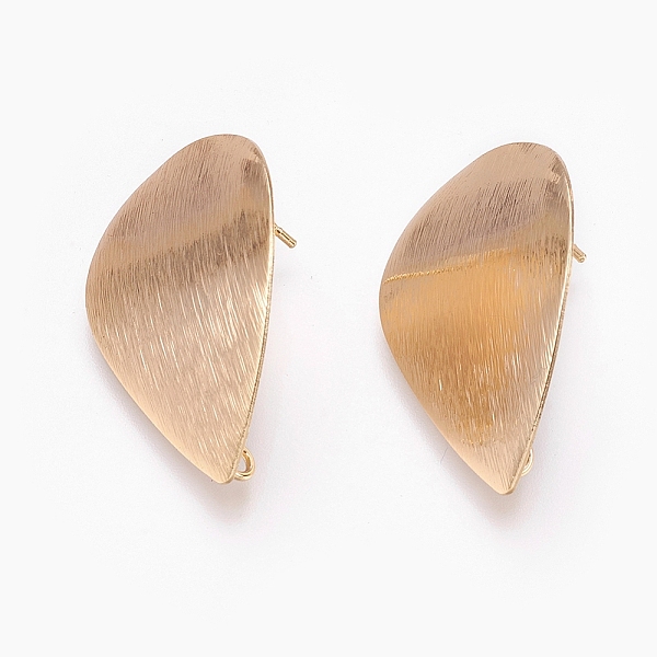 PandaHall Ear Stud Findings, with Loop, Nickel Free, Real 18K Gold Plated, Teardrop, 28x21mm, Hole: 2mm, Pin: 0.8mm Brass Teardrop
PandaHall Ear Stud Findings, with Loop, Nickel Free, Real 18K Gold Plated, Teardrop, 28x21mm, Hole: 2mm, Pin: 0.8mm Brass Teardrop