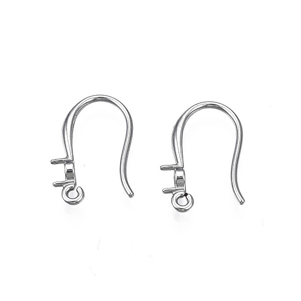 PandaHall 304 Stainless Steel Earring Hooks, Flat Earring Hooks, Ear Wire, with Rhinstone Settings and Horizontal Loop,, Stainless Steel...
PandaHall 304 Stainless Steel Earring Hooks, Flat Earring Hooks, Ear Wire, with Rhinstone Settings and Horizontal Loop,, Stainless Steel...