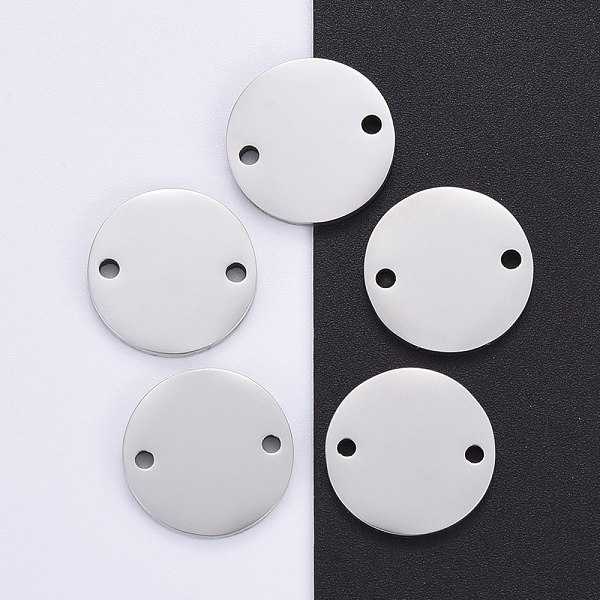 PandaHall 304 Stainless Steel Links Connectors, Manual Polishing, Stamping Blank Tags, Flat Round, Stainless Steel Color, 15x1.8mm, Hole...
PandaHall 304 Stainless Steel Links Connectors, Manual Polishing, Stamping Blank Tags, Flat Round, Stainless Steel Color, 15x1.8mm, Hole...