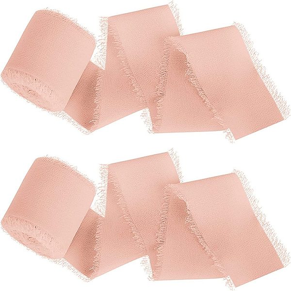 PandaHall 5M Polyester Chiffon Ribbon, Raw Edged Ribbon for DIY Jewelry Bowknot Making, Gift Wrapping, Light Salmon, 1-5/8 inch(40mm), about...
PandaHall 5M Polyester Chiffon Ribbon, Raw Edged Ribbon for DIY Jewelry Bowknot Making, Gift Wrapping, Light Salmon, 1-5/8 inch(40mm), about...