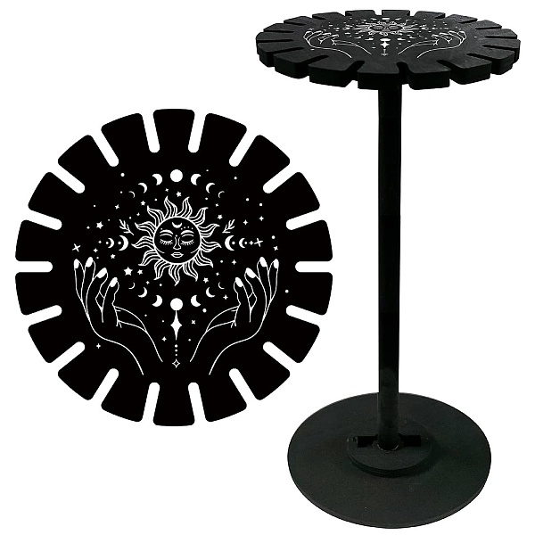 PandaHall CRASPIRE Sun Moon Phase Pendulum Crystal Display Shelf Holder Stand Black Wooden Dowsing Divination Metaphysical Magic Boards...
PandaHall CRASPIRE Sun Moon Phase Pendulum Crystal Display Shelf Holder Stand Black Wooden Dowsing Divination Metaphysical Magic Boards...