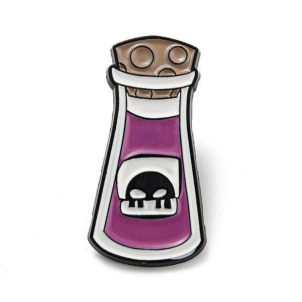 PandaHall Enamel Pins, Electrophoresis Black Plated Alloy Brooch, Poison, Bottle, 30x15x1.5mm Alloy+Enamel Bottle
PandaHall Enamel Pins, Electrophoresis Black Plated Alloy Brooch, Poison, Bottle, 30x15x1.5mm Alloy+Enamel Bottle