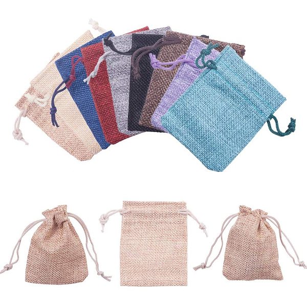 PandaHall Burlap Packing Pouches Drawstring Bags, Mixed Color, 9x7cm, 30pcs/set Burlap Multicolor
PandaHall Burlap Packing Pouches Drawstring Bags, Mixed Color, 9x7cm, 30pcs/set Burlap Multicolor