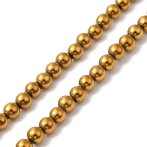 PandaHall Electroplate Synthetic Magnetic Hematite Beads Strands, Round, Golden Plated, 5mm, Hole: 0.8mm, about 84~87pcs/strand...
PandaHall Electroplate Synthetic Magnetic Hematite Beads Strands, Round, Golden Plated, 5mm, Hole: 0.8mm, about 84~87pcs/strand...