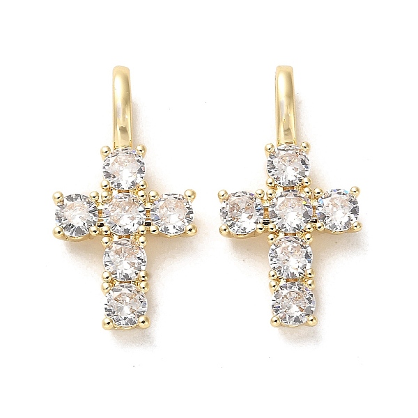 PandaHall Brass Micro Pave Cubic Zirconia Pendants, Long-Lasting Plated, Cross, Golden, 25x13x5.8mm, Hole: 5.9x3.3mm Alloy+Cubic Zirconia..., Clear
PandaHall Brass Micro Pave Cubic Zirconia Pendants, Long-Lasting Plated, Cross, Golden, 25x13x5.8mm, Hole: 5.9x3.3mm Alloy+Cubic Zirconia..., Clear