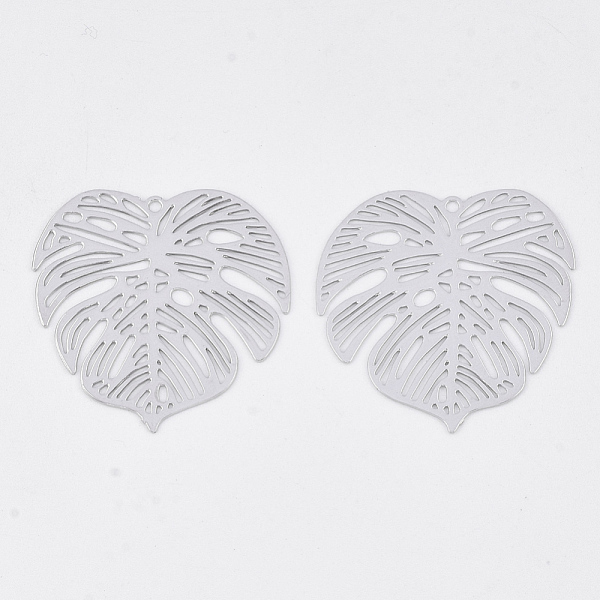 PandaHall Brass Pendants, Tropical Leaf Charms, Etched Metal Embellishments, Long-Lasting Plated, Monstera Leaf, Platinum, 26x26x0.3mm, Hole...
PandaHall Brass Pendants, Tropical Leaf Charms, Etched Metal Embellishments, Long-Lasting Plated, Monstera Leaf, Platinum, 26x26x0.3mm, Hole...