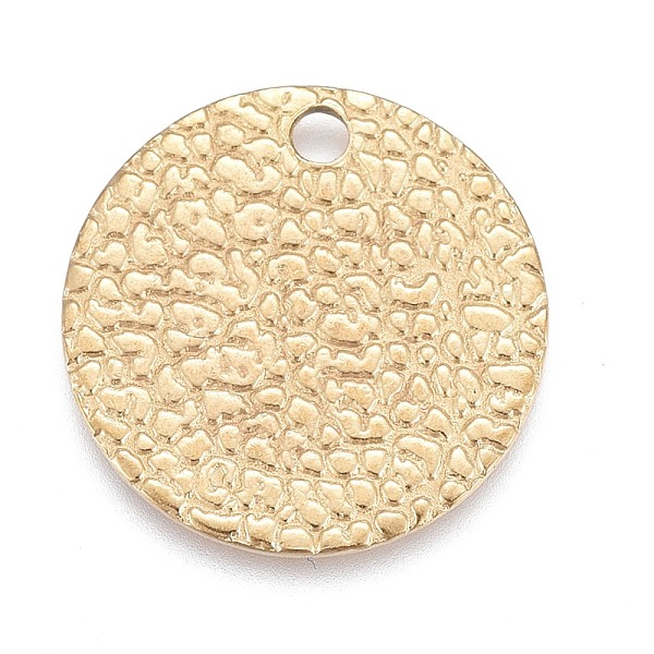 PandaHall Ion Plating(IP) 304 Stainless Steel Charms, Textured, Laser Cut, Flat Round, Light Gold, 15x0.8mm, Hole: 1.5mm 304 Stainless Steel...
PandaHall Ion Plating(IP) 304 Stainless Steel Charms, Textured, Laser Cut, Flat Round, Light Gold, 15x0.8mm, Hole: 1.5mm 304 Stainless Steel...