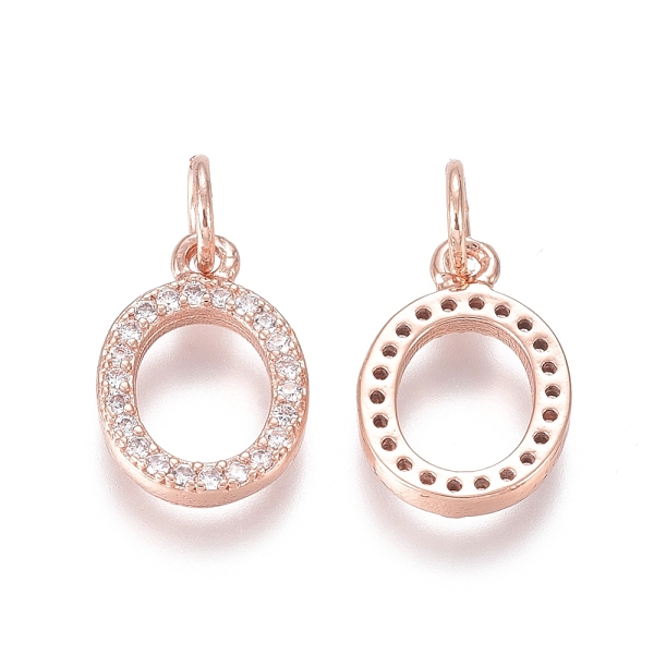 PandaHall Brass Micro Pave Clear Cubic Zirconia Charms, with Jump Rings, Oval, Rose Gold, 12.5x9x2mm, Jump Ring: 5x0.7mm, Inner Diameter...
PandaHall Brass Micro Pave Clear Cubic Zirconia Charms, with Jump Rings, Oval, Rose Gold, 12.5x9x2mm, Jump Ring: 5x0.7mm, Inner Diameter...