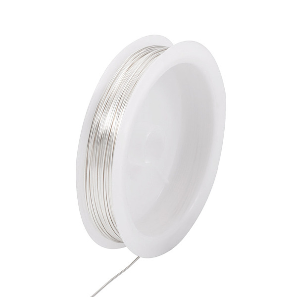 PandaHall Copper Wire, Round, for Jewelry Making, Silver, 21 Gauge, 0.7mm, about 42.65 Feet(13m)/Roll Copper Round
PandaHall Copper Wire, Round, for Jewelry Making, Silver, 21 Gauge, 0.7mm, about 42.65 Feet(13m)/Roll Copper Round