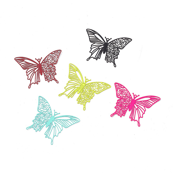 PandaHall Spray Painted 430 Stainless Steel Pendants, Butterfly, Mixed Color, 31x40x0.3mm, Hole: 1.2mm 430 Stainless Steel Butterfly..., Multicolor
PandaHall Spray Painted 430 Stainless Steel Pendants, Butterfly, Mixed Color, 31x40x0.3mm, Hole: 1.2mm 430 Stainless Steel Butterfly..., Multicolor