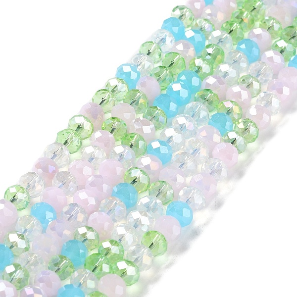 PandaHall Glass Beads Strands, Faceted, Rondelle, Azure, 8x6mm, Hole: 1mm, about 65~68pcs/strand, 15.7~16.1 inch(40~41cm) Glass Rondelle..., Blue
PandaHall Glass Beads Strands, Faceted, Rondelle, Azure, 8x6mm, Hole: 1mm, about 65~68pcs/strand, 15.7~16.1 inch(40~41cm) Glass Rondelle..., Blue