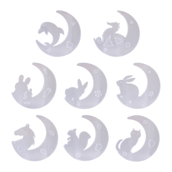 PandaHall Moon Pendant Silicone Molds, Resin Casting Molds, UV Resin & Epoxy Resin Jewelry Making, White, 120x4mm, 8 patterns, 1pc/pattern...
PandaHall Moon Pendant Silicone Molds, Resin Casting Molds, UV Resin & Epoxy Resin Jewelry Making, White, 120x4mm, 8 patterns, 1pc/pattern...