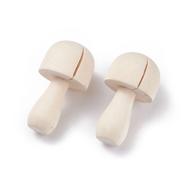 PandaHall (Defective Closeout Sale: crack)Schima Superba Wooden Mushroom Children Toys, Display Decoration, DIY Accessories, Navajo White...
PandaHall (Defective Closeout Sale: crack)Schima Superba Wooden Mushroom Children Toys, Display Decoration, DIY Accessories, Navajo White...