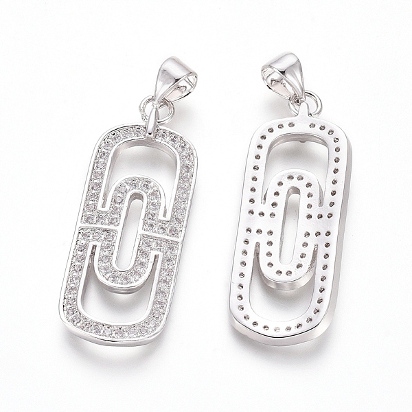 PandaHall Brass Micro Pave Clear Cubic Zirconia Pendants, Oval, Platinum, 30x12x2.5mm, Hole: 5x4mm Brass+Cubic Zirconia Oval Clear
PandaHall Brass Micro Pave Clear Cubic Zirconia Pendants, Oval, Platinum, 30x12x2.5mm, Hole: 5x4mm Brass+Cubic Zirconia Oval Clear