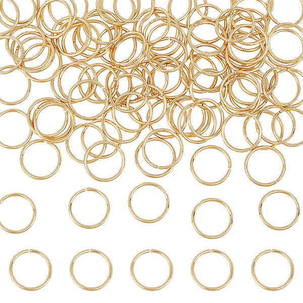 PandaHall Unicraftale 100Pcs 304 Stainless Steel Jump Rings, Open Jump Rings, Real 18K Gold Plated, 18 Gauge, 12x1mm, Inner Diameter: 10mm...
PandaHall Unicraftale 100Pcs 304 Stainless Steel Jump Rings, Open Jump Rings, Real 18K Gold Plated, 18 Gauge, 12x1mm, Inner Diameter: 10mm...