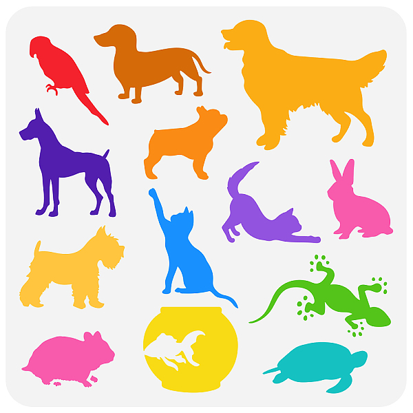 PandaHall PET Hollow Out Drawing Painting Stencils, for DIY Scrapbook, Photo Album, Animal Pattern, 30x30cm Plastic Other Animal
PandaHall PET Hollow Out Drawing Painting Stencils, for DIY Scrapbook, Photo Album, Animal Pattern, 30x30cm Plastic Other Animal