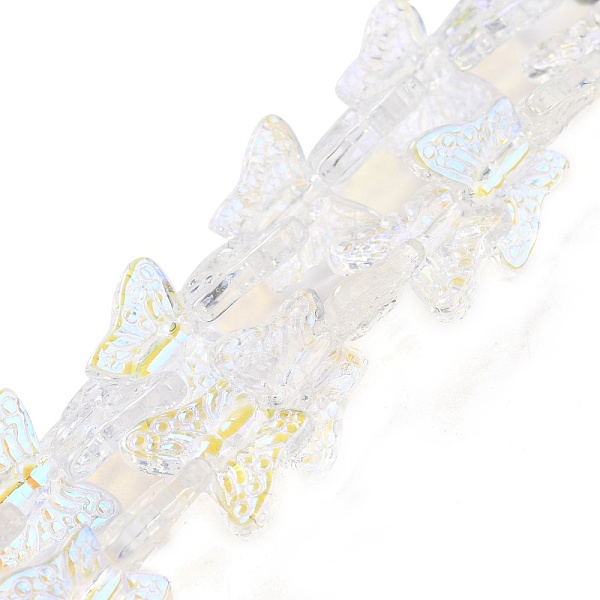 PandaHall Transparent Glass Beads Strands, Butterfy, Clear AB, 12.5x15.5x5mm, Hole: 1mm, about 25pcs/strand, 9.84 inch(25cm) Glass Butterfly..., White
PandaHall Transparent Glass Beads Strands, Butterfy, Clear AB, 12.5x15.5x5mm, Hole: 1mm, about 25pcs/strand, 9.84 inch(25cm) Glass Butterfly..., White