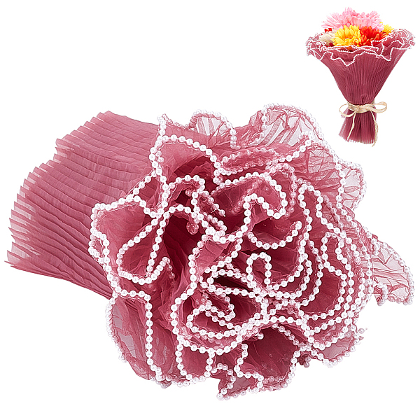 PandaHall 4M Polyester Pleated Lace Trim, Ruffled Lace Ribbon with Plastic Pearl Bead Edge for Garment Accessories, Brown, 11 inch(280mm)...
PandaHall 4M Polyester Pleated Lace Trim, Ruffled Lace Ribbon with Plastic Pearl Bead Edge for Garment Accessories, Brown, 11 inch(280mm)...