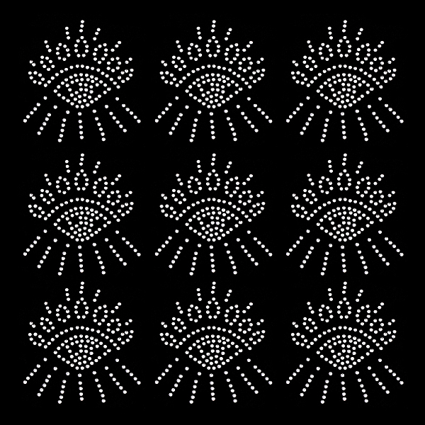 PandaHall Glitter Hotfix Rhinestone, Costume Accessories, Evil Eye, Crystal, 69x60x1mm Glass Rhinestone Evil Eye Clear
PandaHall Glitter Hotfix Rhinestone, Costume Accessories, Evil Eye, Crystal, 69x60x1mm Glass Rhinestone Evil Eye Clear