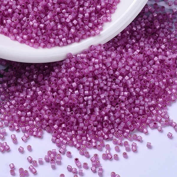 PandaHall MIYUKI Delica Beads, Cylinder, Japanese Seed Beads, 11/0, (DB2174) Duracoat Semi-Frosted Silver Lined Dyed Pink Parfait, 1.3x1.6mm...
PandaHall MIYUKI Delica Beads, Cylinder, Japanese Seed Beads, 11/0, (DB2174) Duracoat Semi-Frosted Silver Lined Dyed Pink Parfait, 1.3x1.6mm...