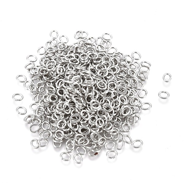 PandaHall 304 Stainless Steel Jump Rings, Open Jump Rings, Oval, Stainless Steel Color, 4x3.2x0.6mm, Inner Diameter: 1.8x2.4mm 304 Stainless...
PandaHall 304 Stainless Steel Jump Rings, Open Jump Rings, Oval, Stainless Steel Color, 4x3.2x0.6mm, Inner Diameter: 1.8x2.4mm 304 Stainless...