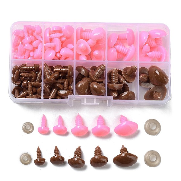PandaHall 106Pcs Triangle Plastic Doll Craft Safety Noses, with 106Pcs Spacer, Toy Accessories, Mixed Color, 9x6x15.5mm Plastic Triangle..., Multicolor
PandaHall 106Pcs Triangle Plastic Doll Craft Safety Noses, with 106Pcs Spacer, Toy Accessories, Mixed Color, 9x6x15.5mm Plastic Triangle..., Multicolor