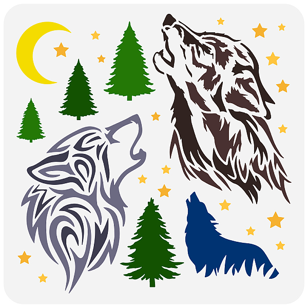 PandaHall PET Hollow Out Drawing Painting Stencils, for DIY Scrapbook, Photo Album, Wolf Pattern, 30x30cm Plastic Wolf
PandaHall PET Hollow Out Drawing Painting Stencils, for DIY Scrapbook, Photo Album, Wolf Pattern, 30x30cm Plastic Wolf