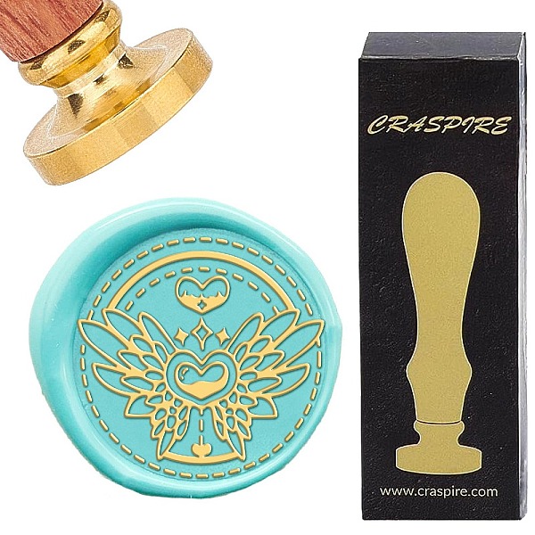 PandaHall CRASPIRE Heart Wax Seal Stamp 25mm Removable Brass Head Vintage Love Wing Sealing Wax Stamp with Wooden Handle for Wedding...
PandaHall CRASPIRE Heart Wax Seal Stamp 25mm Removable Brass Head Vintage Love Wing Sealing Wax Stamp with Wooden Handle for Wedding...