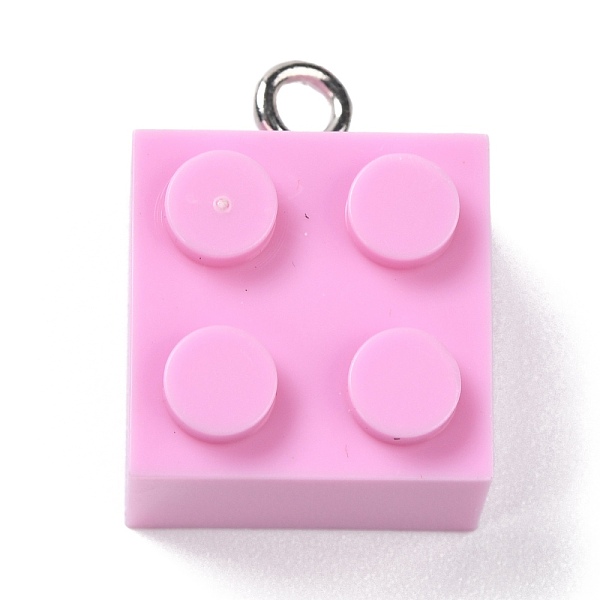 PandaHall Resin Pendants, with Platinum Iron Loop, Toy Bricks, Pearl Pink, 21x15.5x11mm, Hole: 2.6mm Iron+Resin Others
PandaHall Resin Pendants, with Platinum Iron Loop, Toy Bricks, Pearl Pink, 21x15.5x11mm, Hole: 2.6mm Iron+Resin Others