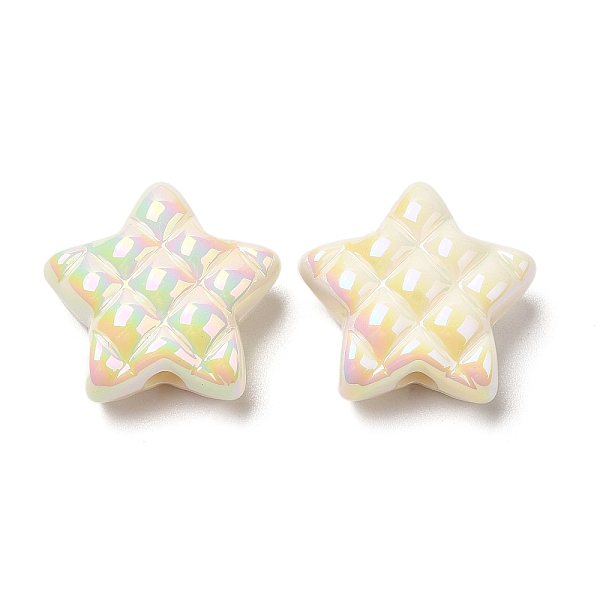 PandaHall Opaque Acrylic Beads, AB Color Plated, Star, White, 19.5x19.5x9mm, Hole: 3.5mm Acrylic Star White
PandaHall Opaque Acrylic Beads, AB Color Plated, Star, White, 19.5x19.5x9mm, Hole: 3.5mm Acrylic Star White