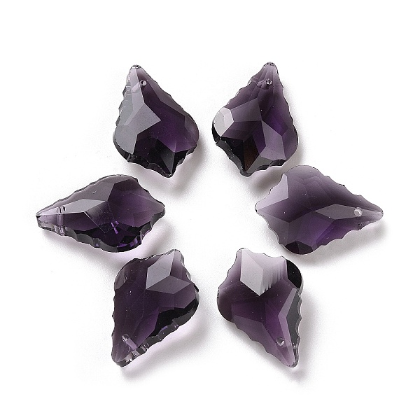 PandaHall Faceted Glass Pendants, Leaf, Purple, 22x15.5x8.5mm, Hole: 1mm Glass Leaf Purple
PandaHall Faceted Glass Pendants, Leaf, Purple, 22x15.5x8.5mm, Hole: 1mm Glass Leaf Purple