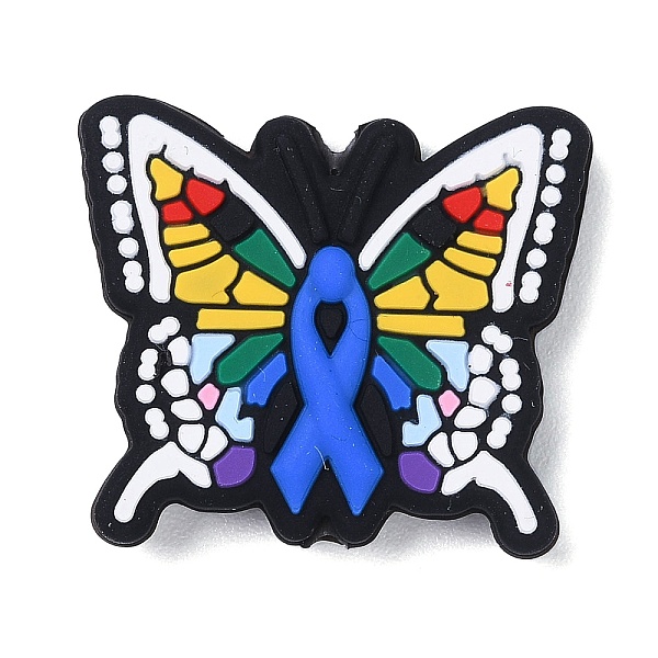 PandaHall Silicone Focal Beads, Butterfly, Blue, 25x28x7mm, Hole: 2mm Silicone Butterfly Blue
PandaHall Silicone Focal Beads, Butterfly, Blue, 25x28x7mm, Hole: 2mm Silicone Butterfly Blue