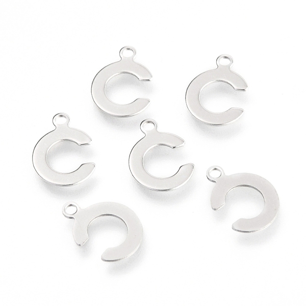 PandaHall 201 Stainless Steel Charms, Alphabet, Letter.C, 12x8.4x0.6mm, Hole: 1.4mm 201 Stainless Steel Letter C
PandaHall 201 Stainless Steel Charms, Alphabet, Letter.C, 12x8.4x0.6mm, Hole: 1.4mm 201 Stainless Steel Letter C
