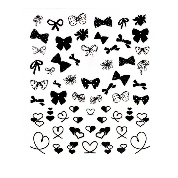 PandaHall 3D Black Transfer Stickers Decals, Self Adhesive, DIY Nail Tips Decorations Tip Slider Accessory, Bowknot Pattern, 90x77mm Paper...
PandaHall 3D Black Transfer Stickers Decals, Self Adhesive, DIY Nail Tips Decorations Tip Slider Accessory, Bowknot Pattern, 90x77mm Paper...