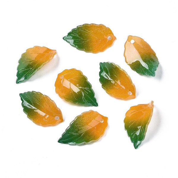 PandaHall Autumn Theme Plastic Pendants, Leaf, Orange, 22.5~23x13~13.5x4mm, Hole: 1.2mm Plastic Leaf Orange
PandaHall Autumn Theme Plastic Pendants, Leaf, Orange, 22.5~23x13~13.5x4mm, Hole: 1.2mm Plastic Leaf Orange