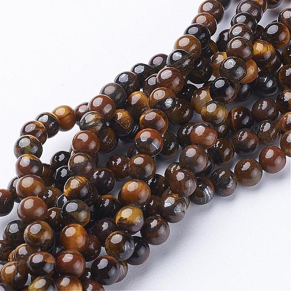 PandaHall Gemstone Strands, Grade, Round, Tiger Eye, about 6mm in diameter, 65 beads per strand hole:about 0.8mm, about 15-16 inch Tiger Eye..., Brown
PandaHall Gemstone Strands, Grade, Round, Tiger Eye, about 6mm in diameter, 65 beads per strand hole:about 0.8mm, about 15-16 inch Tiger Eye..., Brown