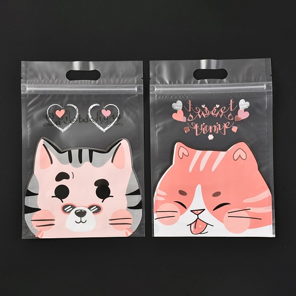 PandaHall Plastic Zipper Bags, Rectangle, for Chocolate, Candy, Cookies, Cat Pattern, 22.7x15.5x0.15cm, about 50pcs/bag Plastic Cat Shape
PandaHall Plastic Zipper Bags, Rectangle, for Chocolate, Candy, Cookies, Cat Pattern, 22.7x15.5x0.15cm, about 50pcs/bag Plastic Cat Shape
