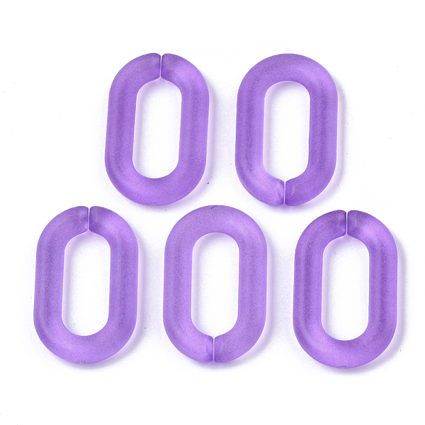 PandaHall Transparent Acrylic Linking Rings, Quick Link Connectors, for Cable Chains Making, Oval, Frosted, Medium Orchid, 27x16.5x4mm..., Purple
PandaHall Transparent Acrylic Linking Rings, Quick Link Connectors, for Cable Chains Making, Oval, Frosted, Medium Orchid, 27x16.5x4mm..., Purple