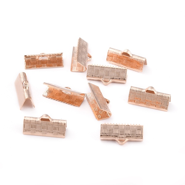 PandaHall 304 Stainless Steel Ribbon Crimp Ends, Rose Gold, 7x15x5.5mm, Hole: 1.5mm 304 Stainless Steel
PandaHall 304 Stainless Steel Ribbon Crimp Ends, Rose Gold, 7x15x5.5mm, Hole: 1.5mm 304 Stainless Steel