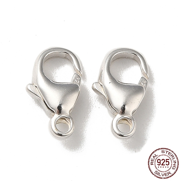 PandaHall 925 Sterling Silver Lobster Claw Clasps, Oval, Silver, 11.5x6.5x3.5mm, Hole: 1.5mm Sterling Silver Oval
PandaHall 925 Sterling Silver Lobster Claw Clasps, Oval, Silver, 11.5x6.5x3.5mm, Hole: 1.5mm Sterling Silver Oval